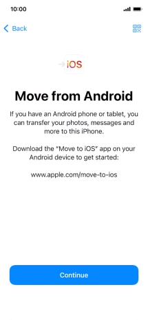 To transfer content to your phone, you need to install the app 