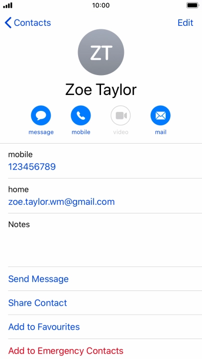 Press the required number.