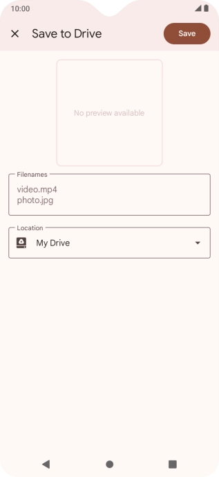 Press the field below 