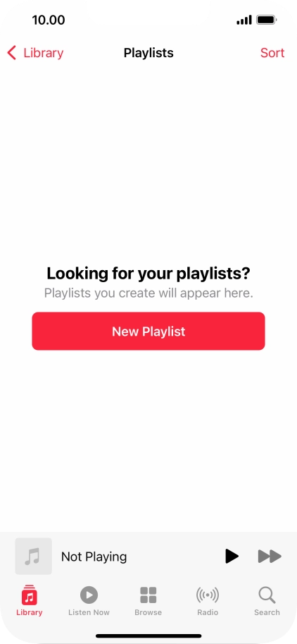 Press New Playlist.