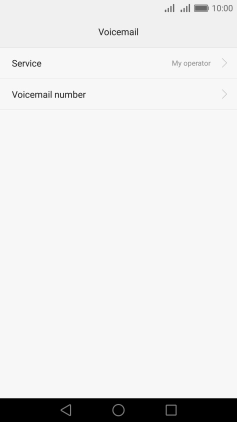 Press Voicemail number.