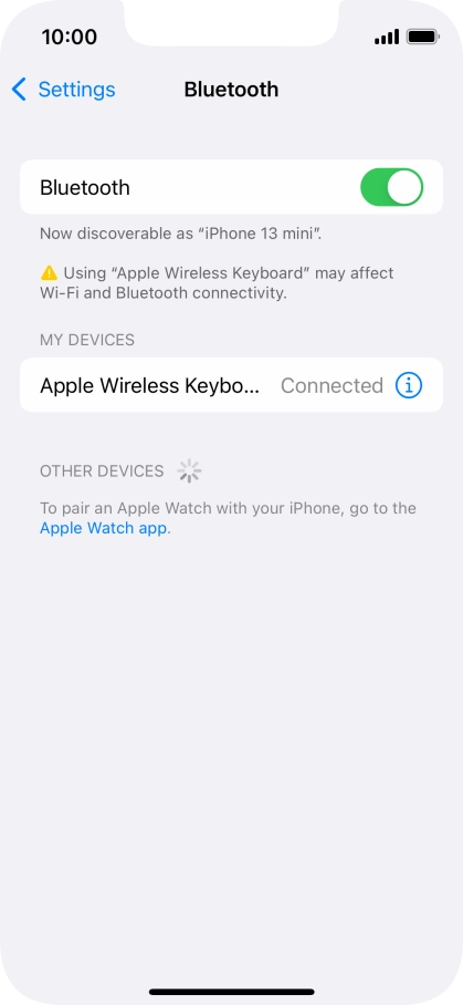Slide your finger upwards starting from the bottom of the screen to return to the home screen.