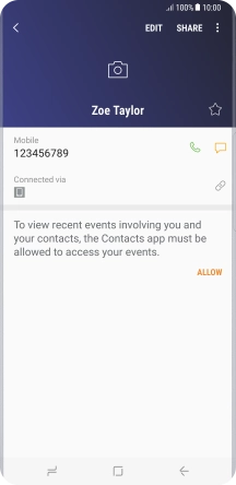 Press the Home key to return to the home screen.