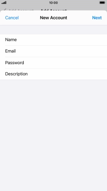 Press Description and key in the required name.