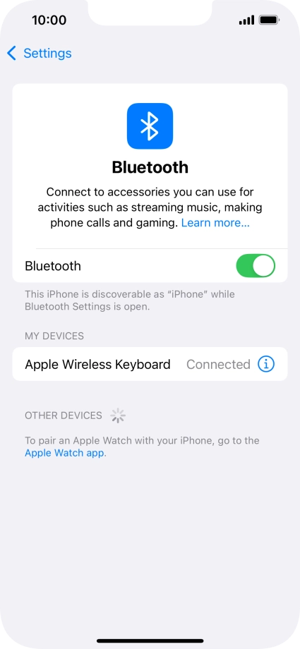 Slide your finger upwards starting from the bottom of the screen to return to the home screen.