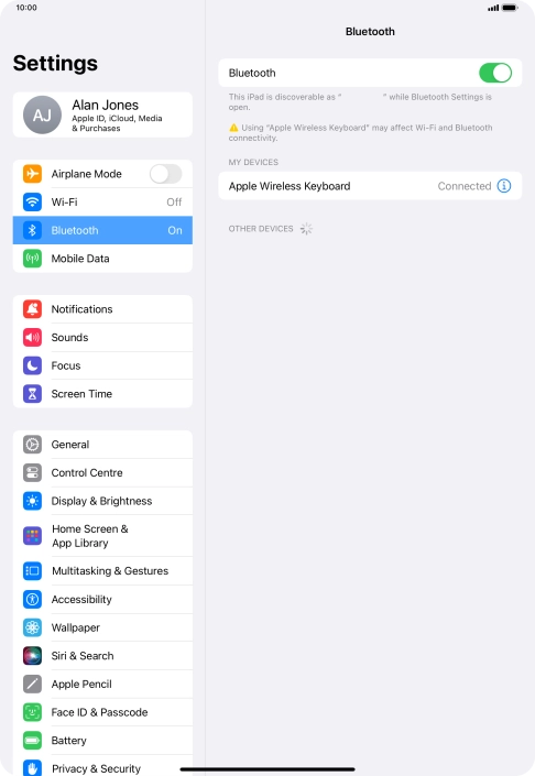 Slide your finger upwards starting from the bottom of the screen to return to the home screen.