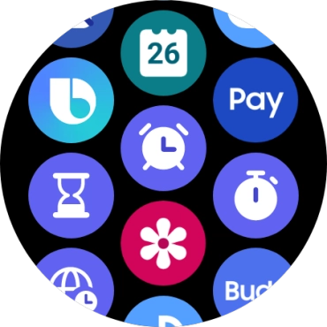 Press the Bixby icon.