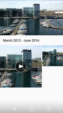 Press the required picture or video clip.