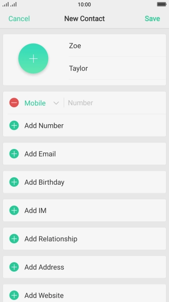 Press Number and key in the required phone number.