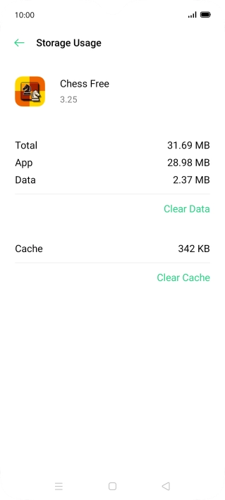Press Clear Cache.
