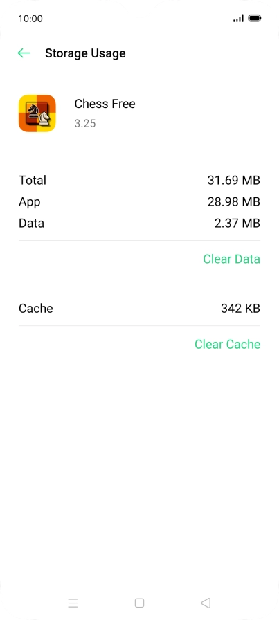 Press Clear Cache.
