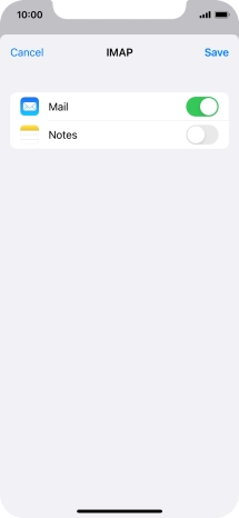 Press Save. Your email account has now been set up. To select more settings for incoming and outgoing server, proceed with the following steps.