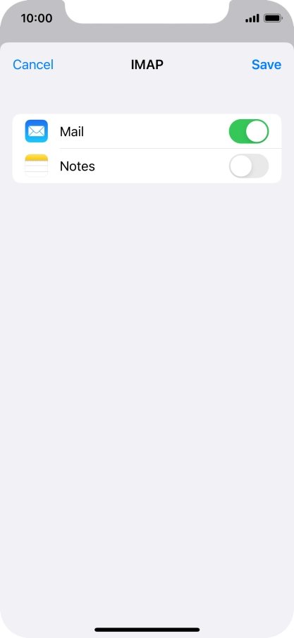 Press Save. Your email account has now been set up. To select more settings for incoming and outgoing server, proceed with the following steps.