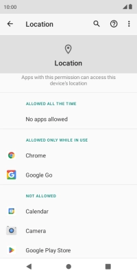 Press the required app.