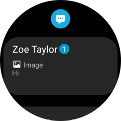 Press the required picture message.