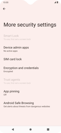 Press SIM card lock.