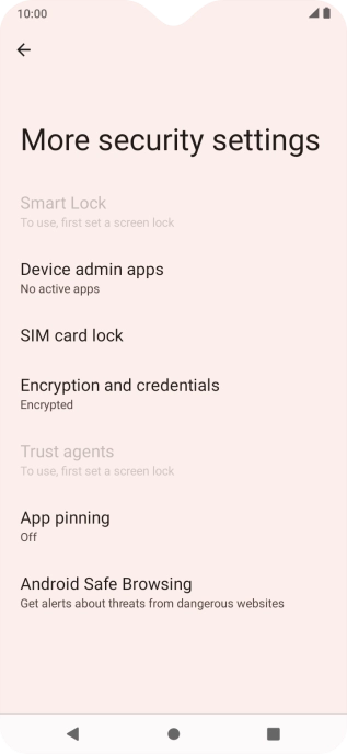 Press SIM card lock.