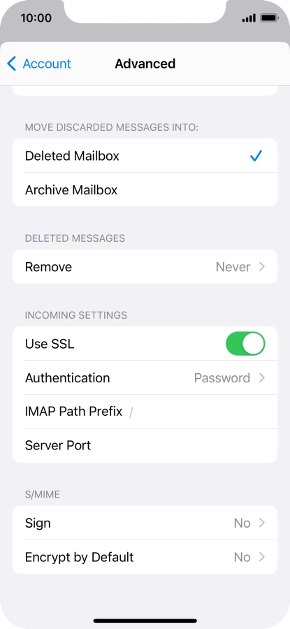 Press Authentication.