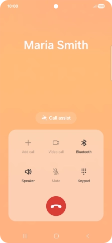 To use Galaxy AI for translation during a call, press Call assist.