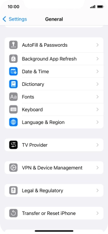 Press Background App Refresh.