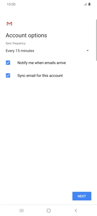 Press the drop down list below 
