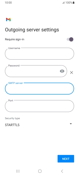 Press the field below 