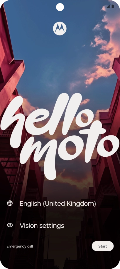 Press the field next to the language icon.