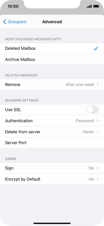Press Authentication.
