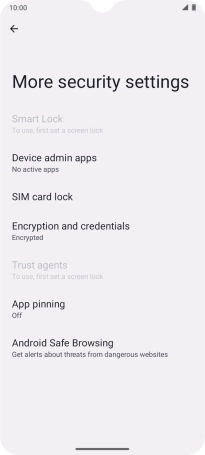 Press SIM card lock.