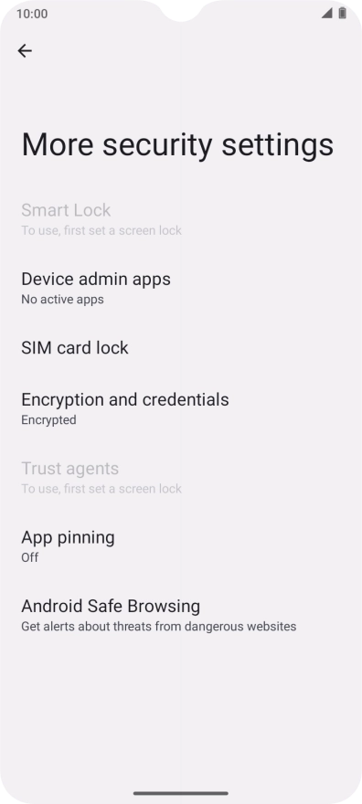 Press SIM card lock.