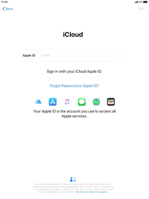 Press the field next to 