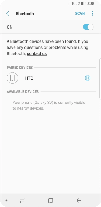 Press the Home key to return to the home screen.