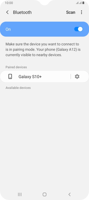 Press the Home key to return to the home screen.