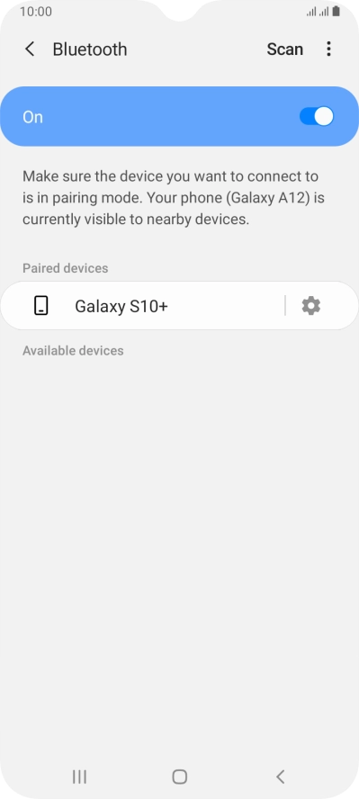 Press the Home key to return to the home screen.