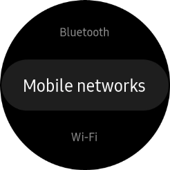 Press Mobile networks.