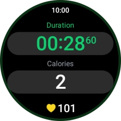 Slide your finger right starting from the left side of the screen.