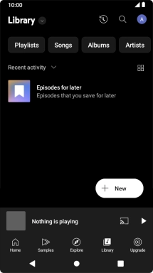 Press the drop down list.