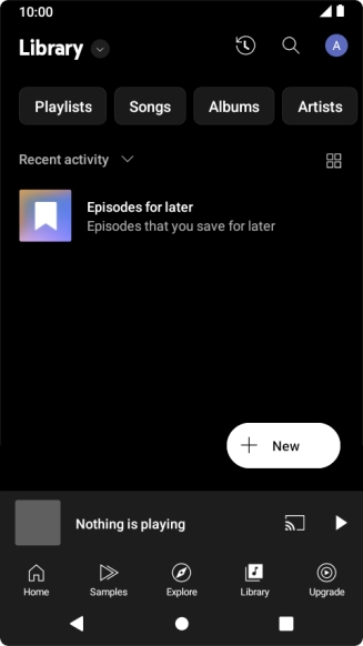 Press the drop down list.