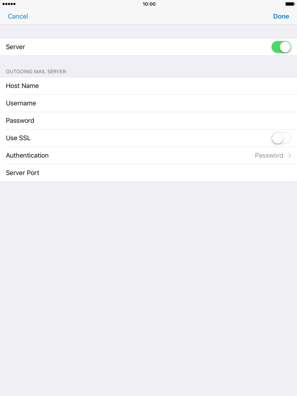Press Authentication.