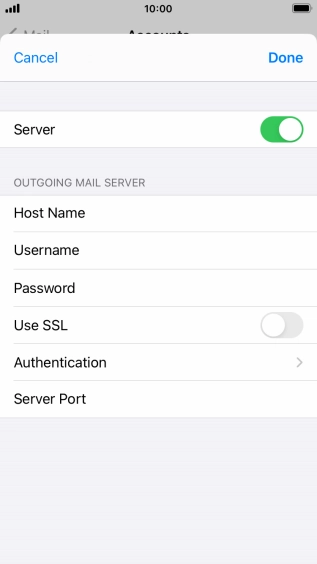 Press Authentication.