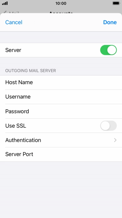 Press Authentication.