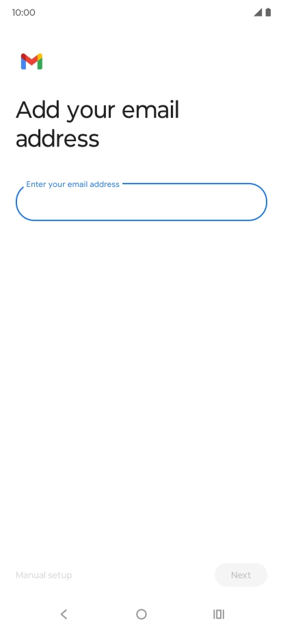 Press the field below 