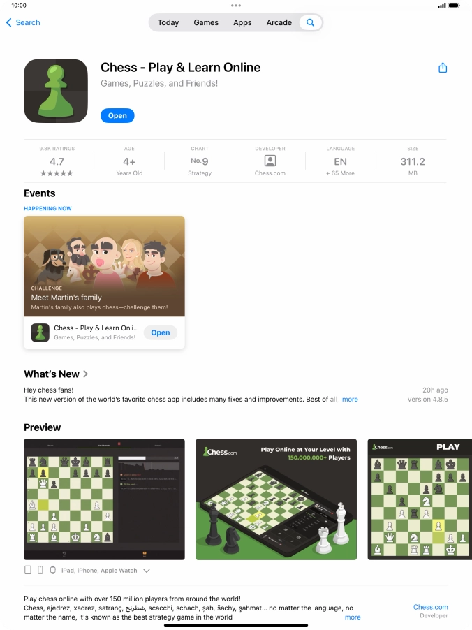 Slide your finger upwards starting from the bottom of the screen to return to the home screen.