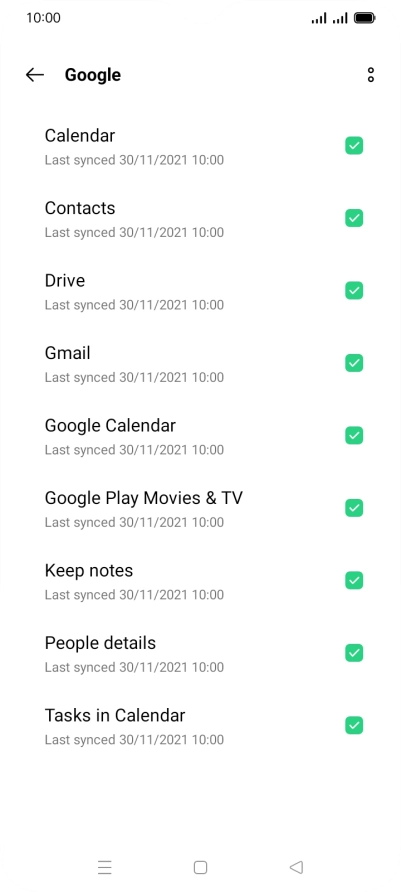 Press the Home key to return to the home screen.