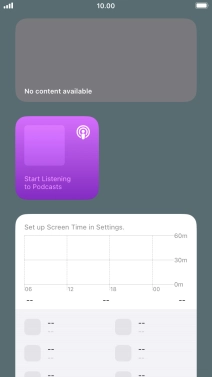 Press and hold the required Widget Stack.