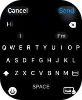 Press the input icon.