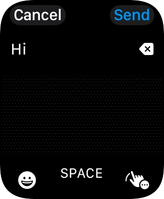 Press the input icon.