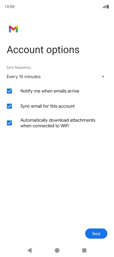 Press the drop down list below 