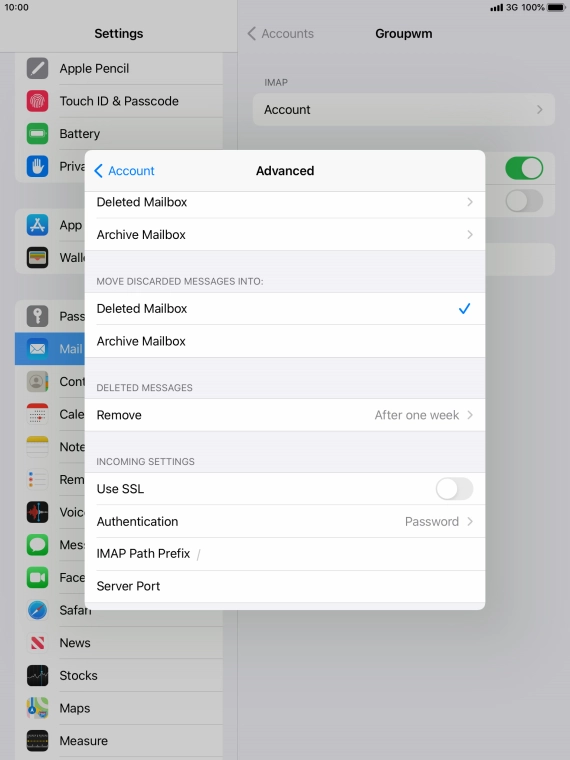 Press Authentication.