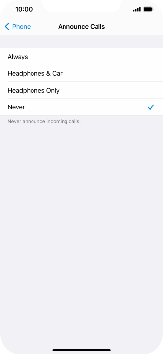 Press Always to turn on the function when silent mode is turned off.